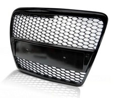 Frontgrill für Audi A6 4F 04-08 Kühlergrill Wabengrill Grill ohne Emblem schwarz