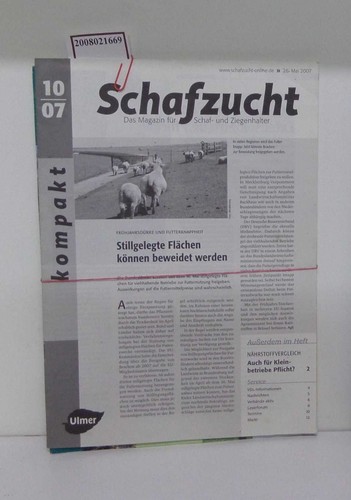 Schafzucht das magazin für - schafzucht.,