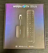 Waipu.TV 4k Stick   Neu Schwarz in der Originalverpackung Unbenutzt