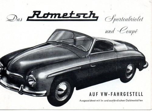 Prospekt käfer rometsch - prospekt, "rometsch"