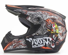 Crosshelm Helm Kinderhelm Motorradhelm Motocross Mejia schwarz matt Motorrad
