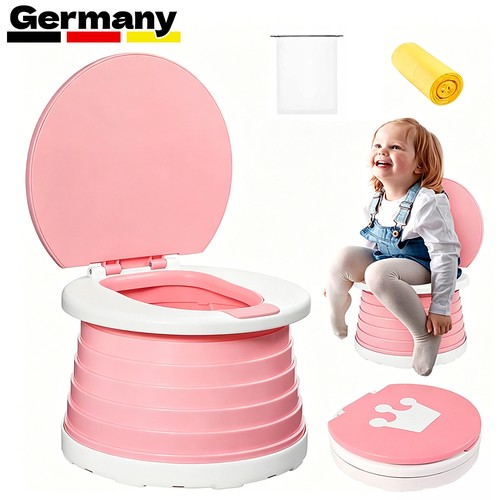 Tragbares falt töpfchen - tragbares, falt-töpfchen