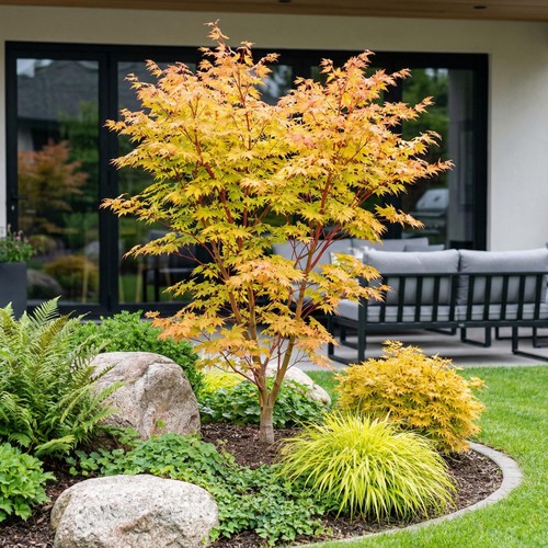 Japanischer ahorn acer - japanischer,