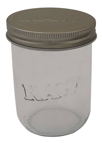 Raw mason jar - 1, 16oz