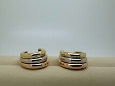 CARTIER Vintage Trinity de Cartier Ohrclips Creolen 18kt Gold Tricolor Selten