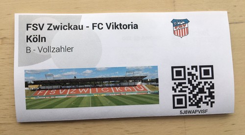 Used print home ticket - print@home, fsv