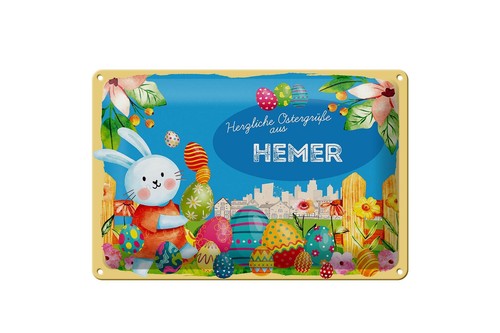 Blechschild ostern - blechschild,