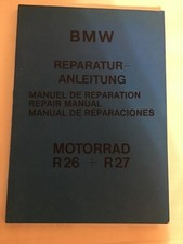 BMW REPARATUR ANLEITUNG MOTORRAD R26 + R27 WERKSTATT HANDBUCH