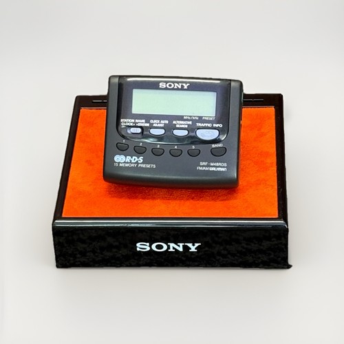 Sony srf m48rds radio - fm, am