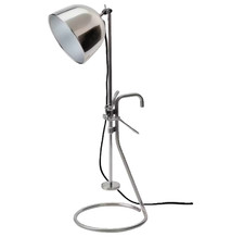 IKEA RÅVAROR Schreibtischlampe Leuchte Klemmlampe Edelstahl 204.545.37 NEU OVP