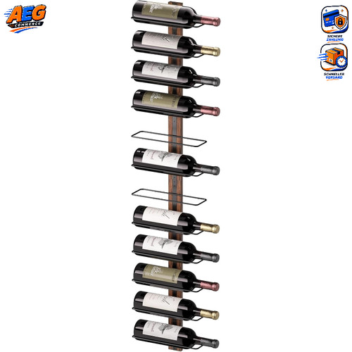 Weinregal wand metall - wand, schwarz