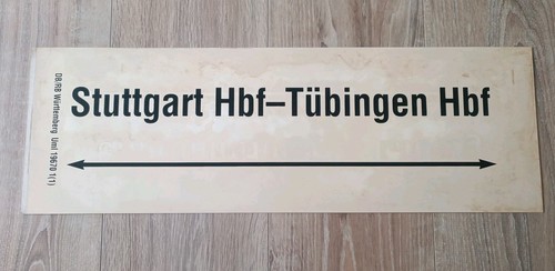 Zuglaufschild 20cm - zuglaufschild, 61*20cm