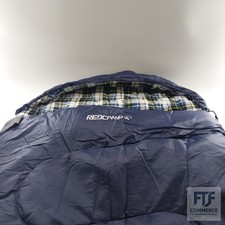 REDCAMP XL Baumwoll Extra groß Schlafsack warm mit Abnehmbarer Kapuze,Bequeme Fl