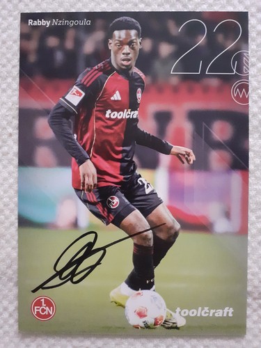 Autogrammkarte rabby nzingoula - rabby,