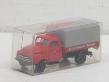 Opel Blitz Pritschenlastwagen Plane "Union Transport" rot Box Brekina 3516 1:87