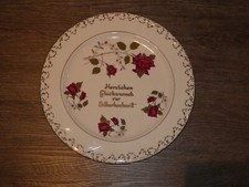 Porzellan Teller STEMAR Silber