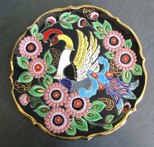Vintage keramik wandteller - keramik,