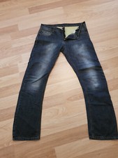 Kevlar verstärkte Motorrad Jeans mit Protektorentaschen W34 L36