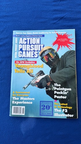 Action pursuit game paintball - action,