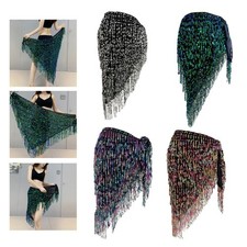 Frauen Pailletten Quaste Rock