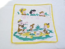 Stoff-Taschentuch  Fred  Wilma Familie Feuerstein hanna barbera productions