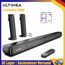 ULTIMEA 2.2 Soundbar für  TV, App-gesteuerten, 100W Teilbare 2-in-1 TV Soundbar