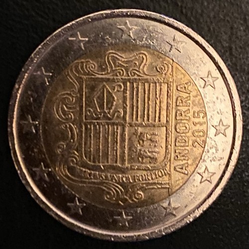 Andorra euro kursmünze - 2,