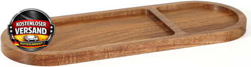 Holztablett für snacks - holztablett,
