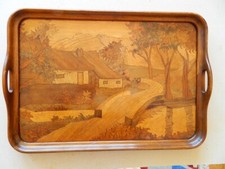 Großes Tablett Nussbaum