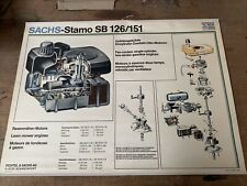 Fichtel & Sachs Schaubild Schautafel Sachs-Stamo SB 126/151 Explosionszeichnung