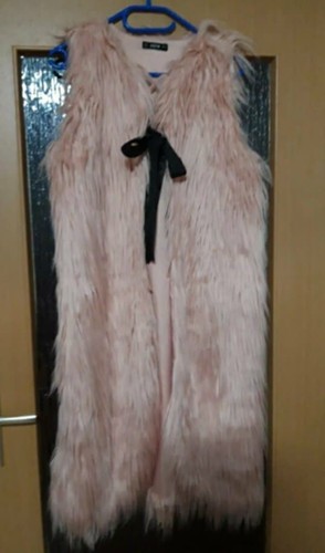 Shein long kunstpelz weste - weste, gr
