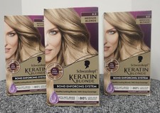 3 X Schwarzkopf Keratin Hair