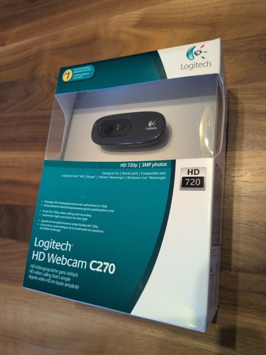 Logitech c270 webcam - -, hd