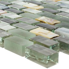 Glas Naturstein Perlmutt