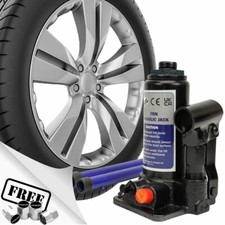 6 Tonnen 6000 kg strapazierfähiger Auto Van Heben hydraulischer Teleskop Flaschenheber. Kappen ✅