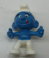 MEGA Variante Eierlaufschlumpf SCHLIERIG / Augenlieder BEMALT / Mund UNBEMALT