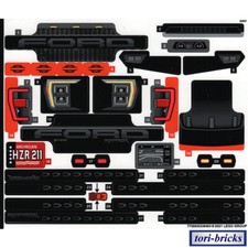 Lego Technik Aufkleber zum