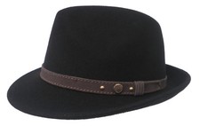 Herren Trilby Fedora Wollhut