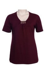 6 bordo_ Shirt Damen 58 / 60