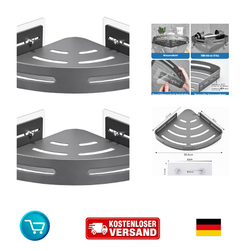 Duschablage ohne bohren - ohne, 2