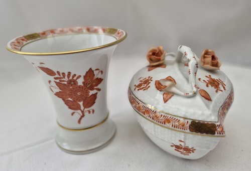 Herend apponyi orange set - apponyi,