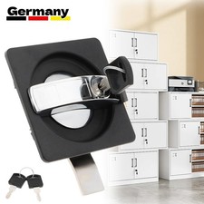 Spindschloss Türgriff Riegelschloss Spind Griff Drehgriff abschließbar Türgriff