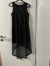 Kleid Schwarz Spitze Blume