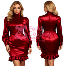 Sissy zofe satin Bluse Rock