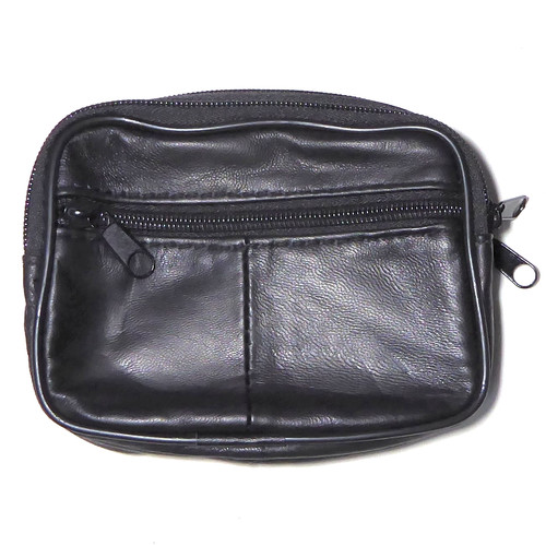 Schwarze echt leder - schwarze,