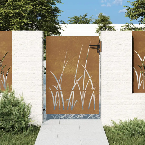Gartentor gras design - gartentor, gras-design