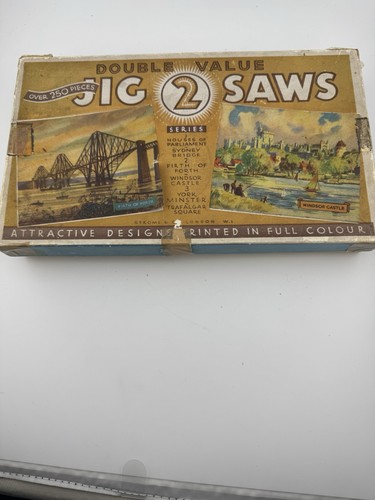 Vintage puzzle forth bridge - x2,