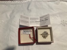 Ring Majorica Silber mit Perlen und Zirkonia mit Zertifikat in OVP - wie NEU!