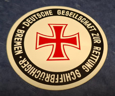 Aufkleber "DGzRS - Bremen", 8cm Durchmesser