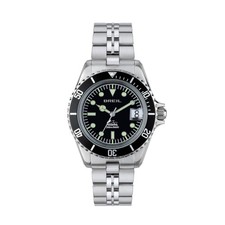 Breil Manta Heritage TW2088 Stahl Diver Watch Herrenuhr 38mm Explorer Schwarz